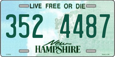 NH license plate 3524487