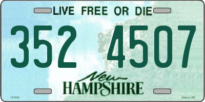 NH license plate 3524507