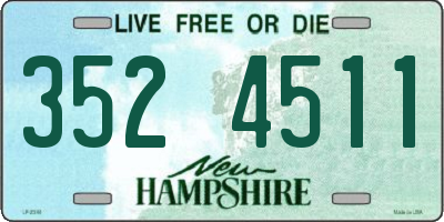 NH license plate 3524511