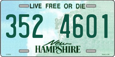 NH license plate 3524601