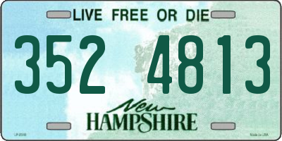 NH license plate 3524813