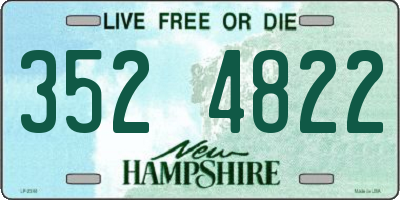 NH license plate 3524822