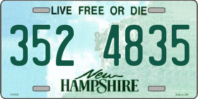 NH license plate 3524835