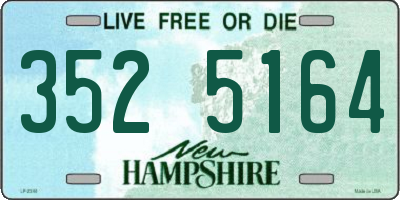 NH license plate 3525164