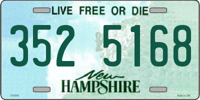 NH license plate 3525168