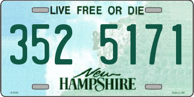 NH license plate 3525171