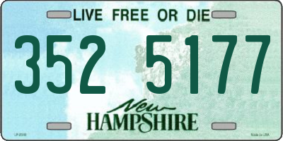 NH license plate 3525177