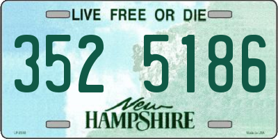 NH license plate 3525186