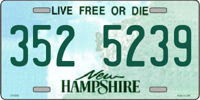 NH license plate 3525239