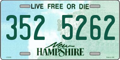 NH license plate 3525262