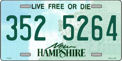 NH license plate 3525264