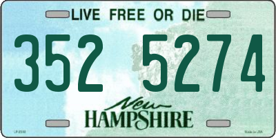 NH license plate 3525274
