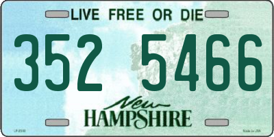 NH license plate 3525466