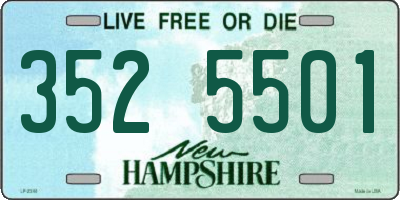 NH license plate 3525501