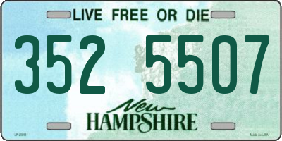 NH license plate 3525507