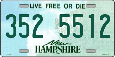 NH license plate 3525512