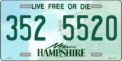 NH license plate 3525520