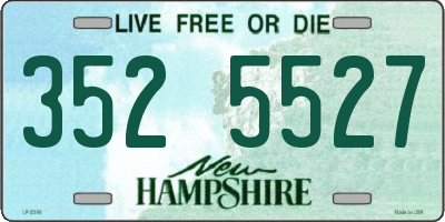 NH license plate 3525527