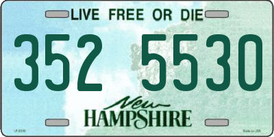 NH license plate 3525530