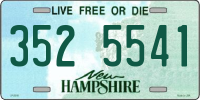 NH license plate 3525541