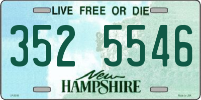 NH license plate 3525546