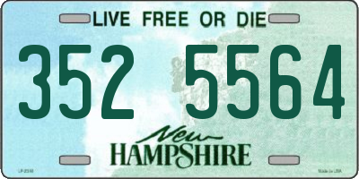 NH license plate 3525564
