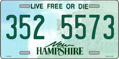 NH license plate 3525573