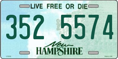 NH license plate 3525574