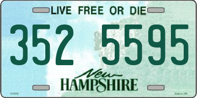 NH license plate 3525595