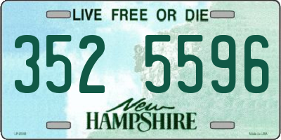 NH license plate 3525596