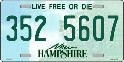 NH license plate 3525607
