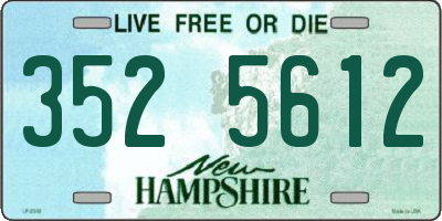NH license plate 3525612
