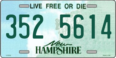 NH license plate 3525614
