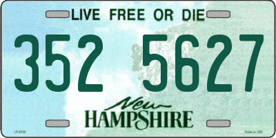 NH license plate 3525627
