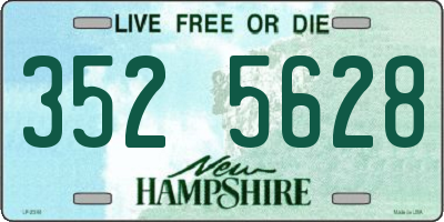NH license plate 3525628