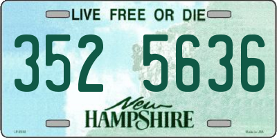 NH license plate 3525636
