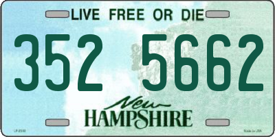 NH license plate 3525662