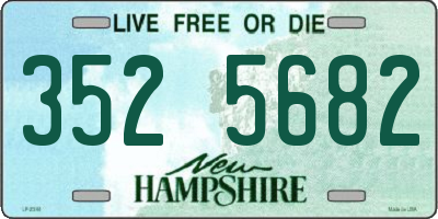 NH license plate 3525682