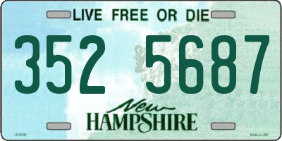 NH license plate 3525687