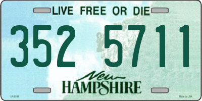 NH license plate 3525711