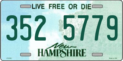 NH license plate 3525779