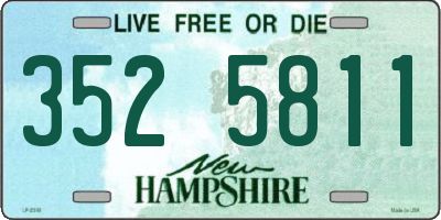 NH license plate 3525811