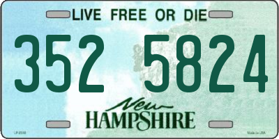 NH license plate 3525824