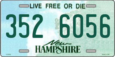 NH license plate 3526056