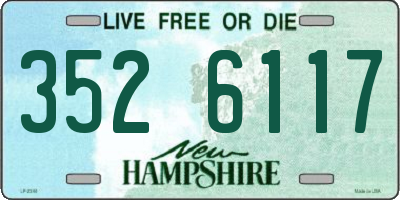 NH license plate 3526117