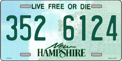 NH license plate 3526124