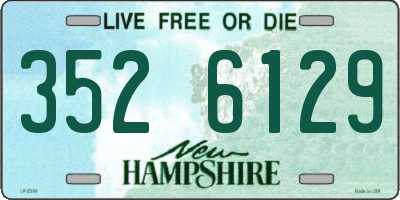 NH license plate 3526129