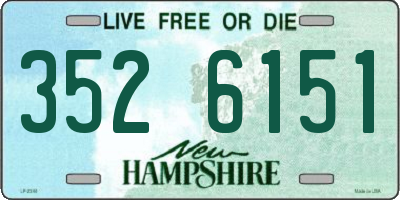 NH license plate 3526151