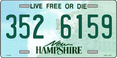 NH license plate 3526159