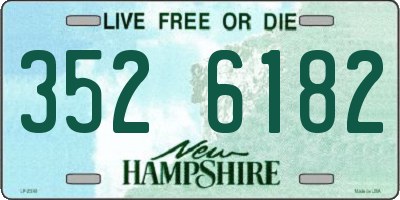 NH license plate 3526182